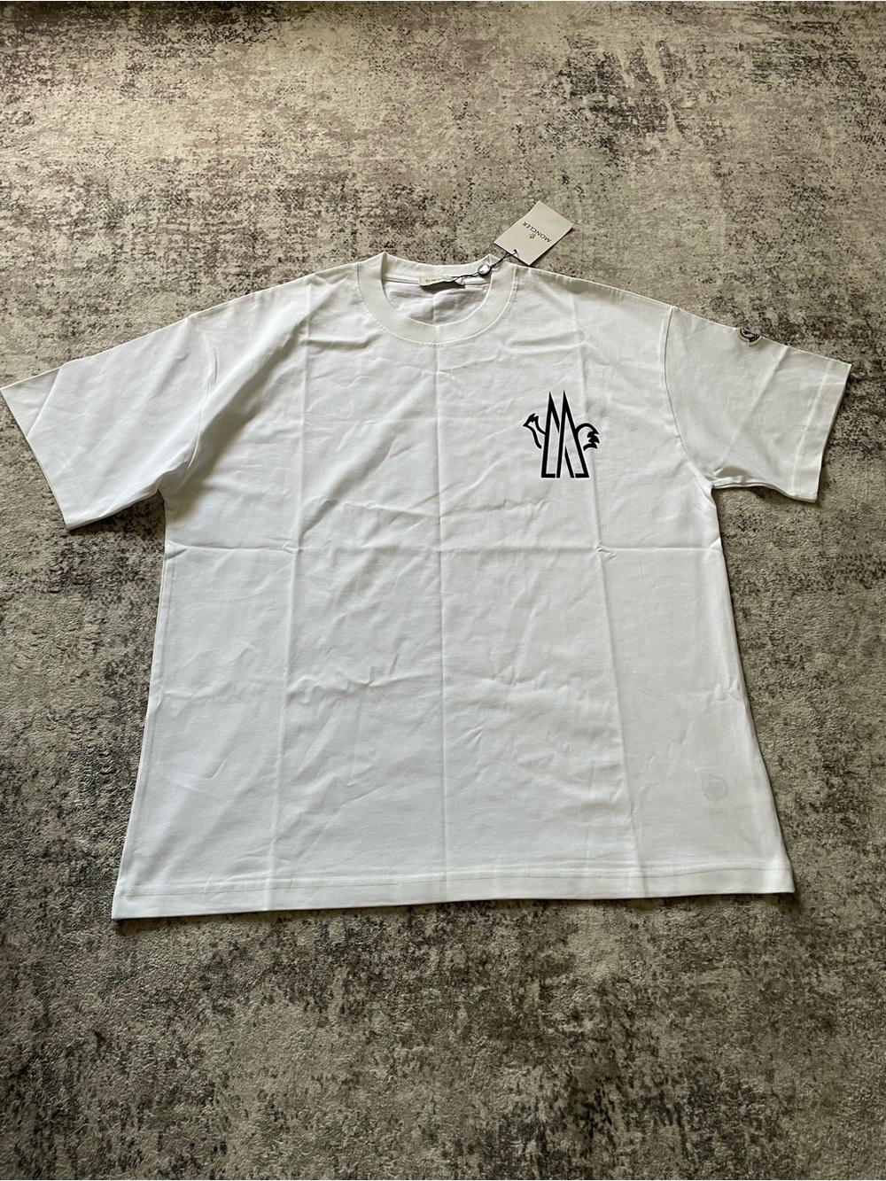 Men’s Moncler T shirt size L white